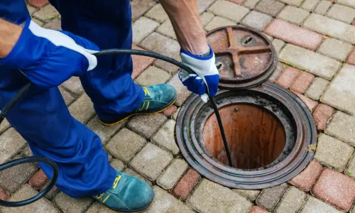 Sewer pipe camera inspection