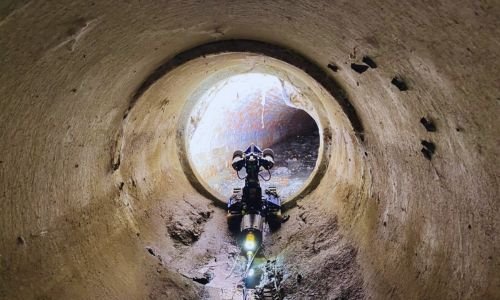 Robotic Crawler Camera Pipeline Inspector